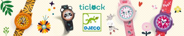 Collection de montres enfants Ticlock de Djeco